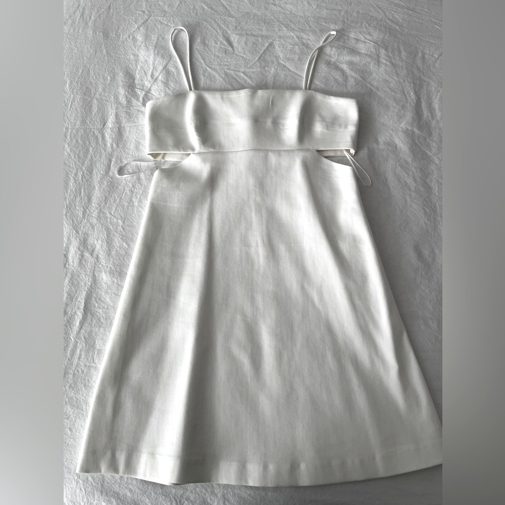 Zara white mini dress